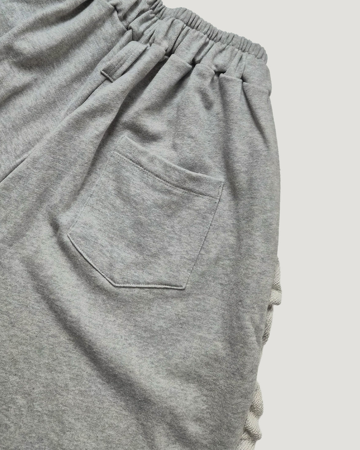 side frill sweat pants