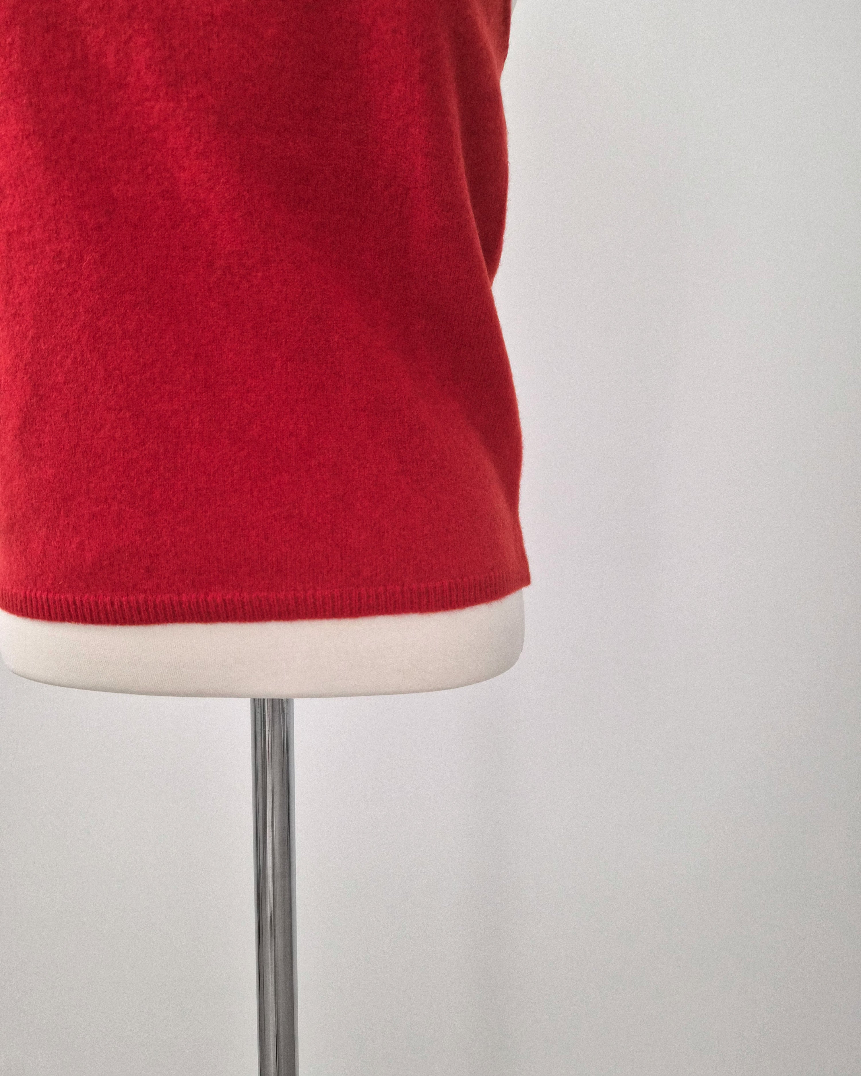 wool halter neck bustier