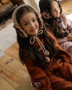【OREN】tiji flower knit hairband
