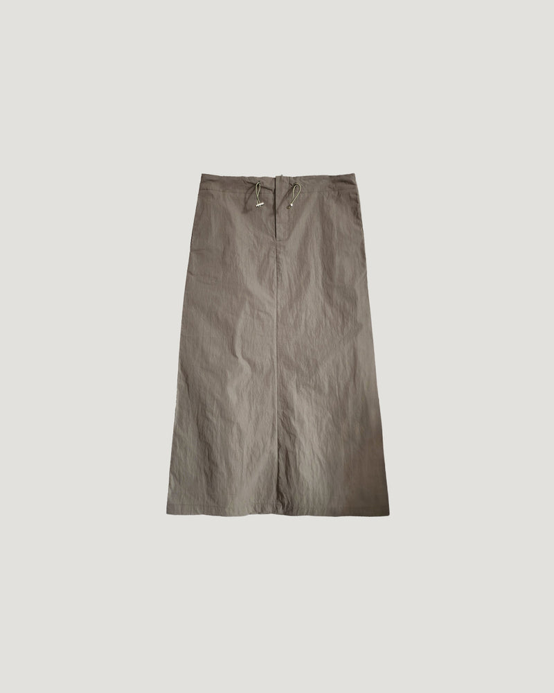 H line waist string skirt