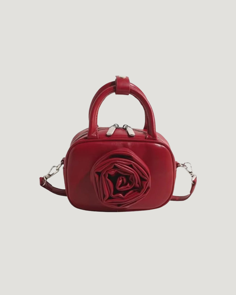 rose motif mini bag