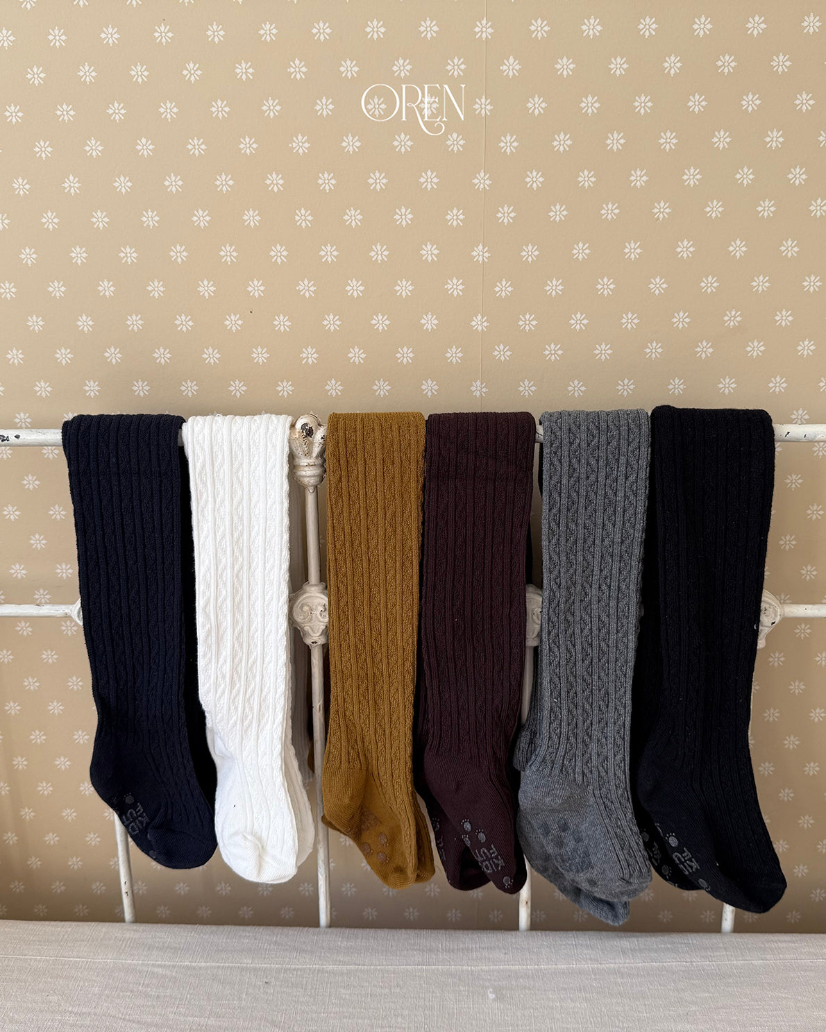 【OREN】marmont cable knit tights