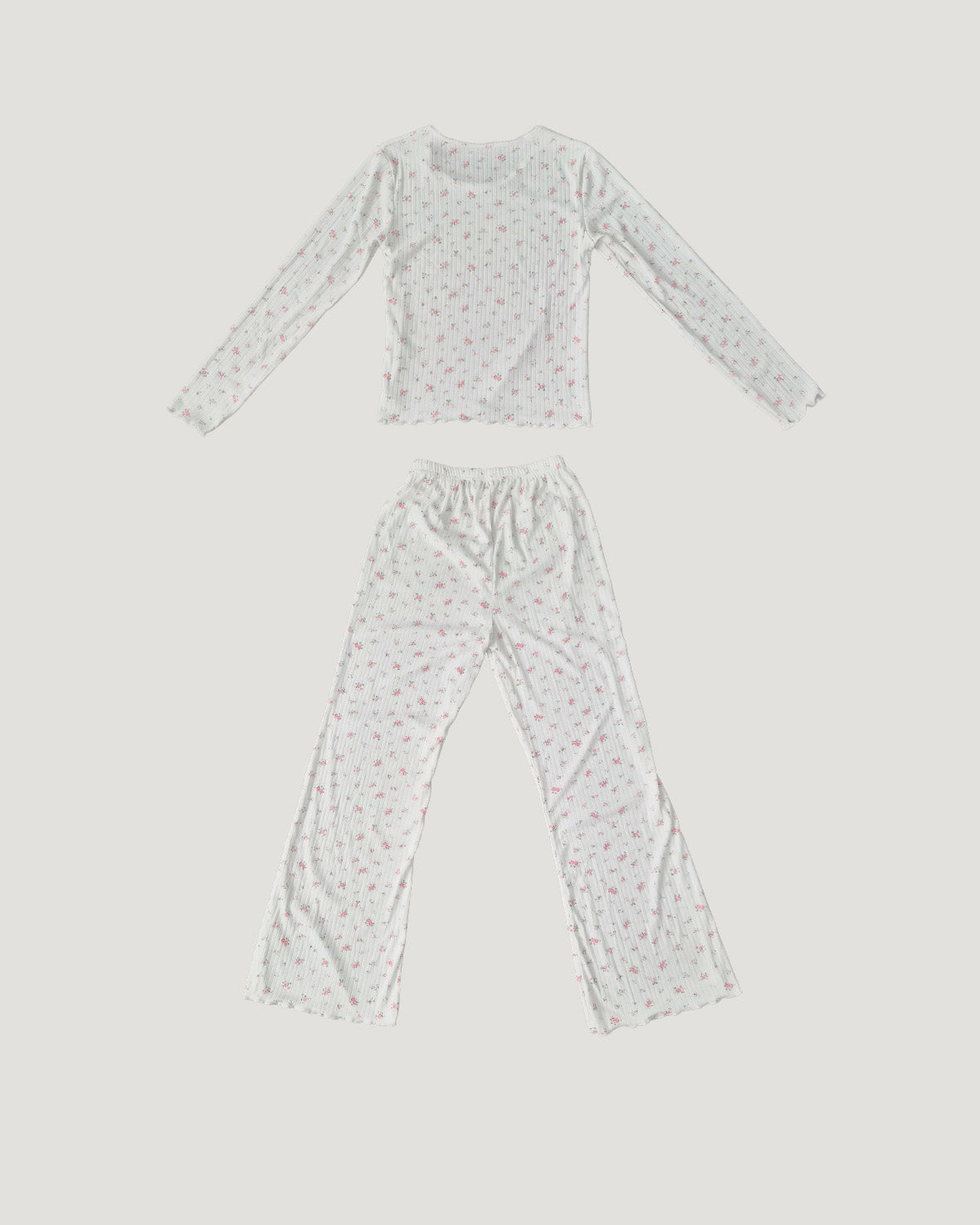 flower long sleeve room wear (2点セット)